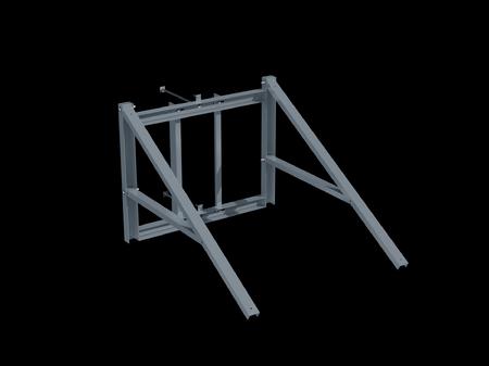 tough trac solar panel mounting & racking, ballast, ground arrays